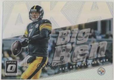 Ben Roethlisberger #23 Football Cards 2017 Panini Donruss Optic Aka