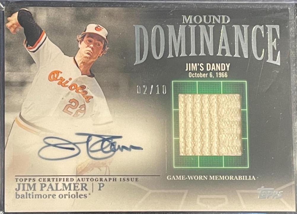 Jim Palmer #MDAR-JP Baseball Cards 2012 Topps Mound Dominance Relics