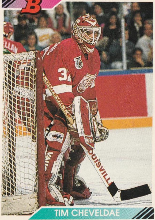 Tim Cheveldae #420 1992-93 Bowman Hockey