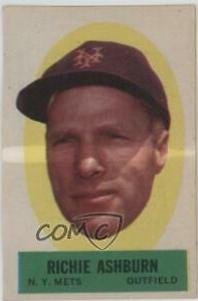 Richie Ashburn Baseball Cards 1963 Topps Peel Offs