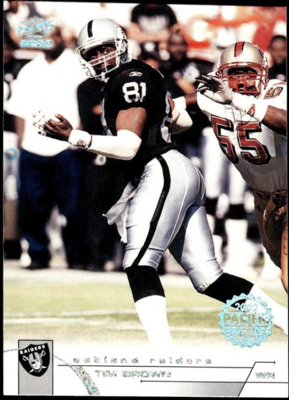 Tim Brown #311 2002 Pacific Football