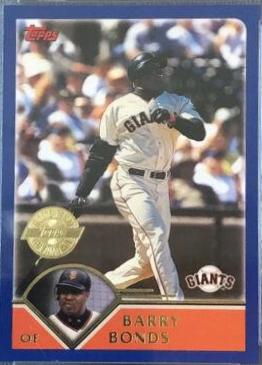 Barry Bonds #396 2003 Topps Baseball