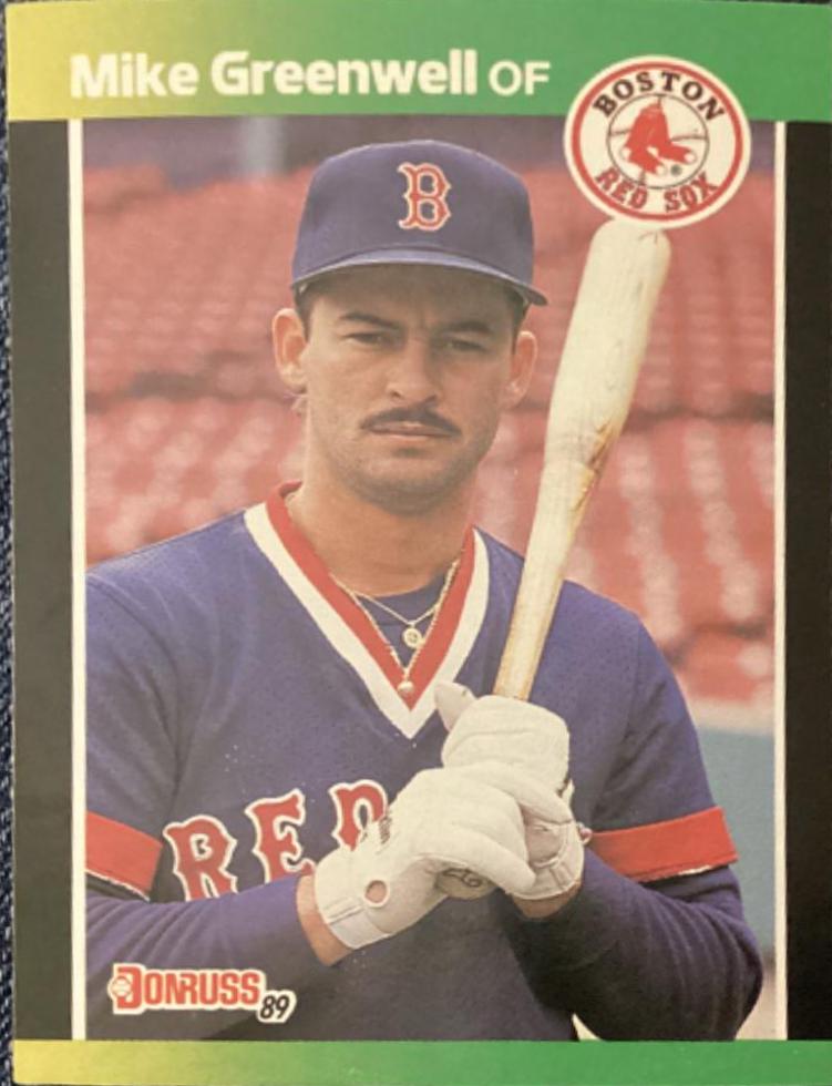 Mike Greenwell Baseball Cards 1989 Donruss Baseball's Best