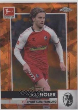 Lucas Holer #40 2020 Topps Chrome Bundesliga Sapphire Soccer