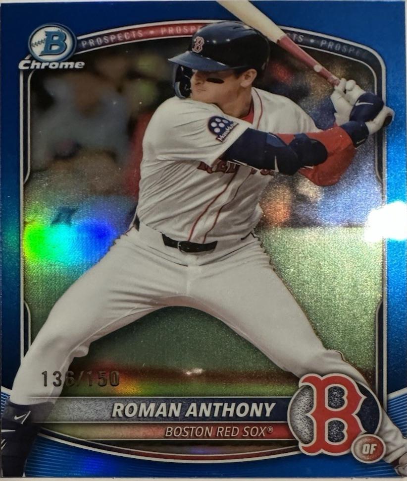 Roman Anthony [Blue] #BCP-167 Prices | 2025 Bowman Chrome