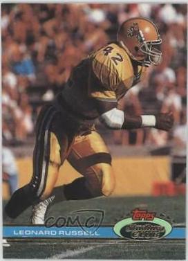Leonard Russell #435 Football Cards 1991 Stadium Club