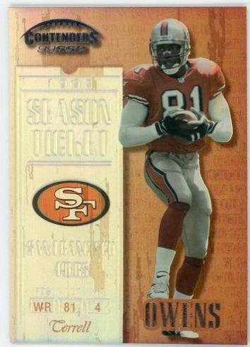 Terrell Owens #48 Football Cards 1999 Playoff Contenders Ssd