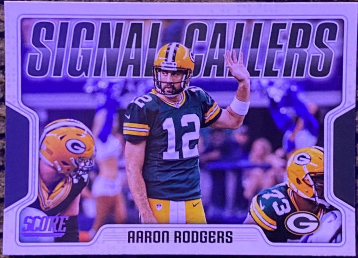 Aaron Rodgers #11 Football Cards 2018 Score Signal Callers