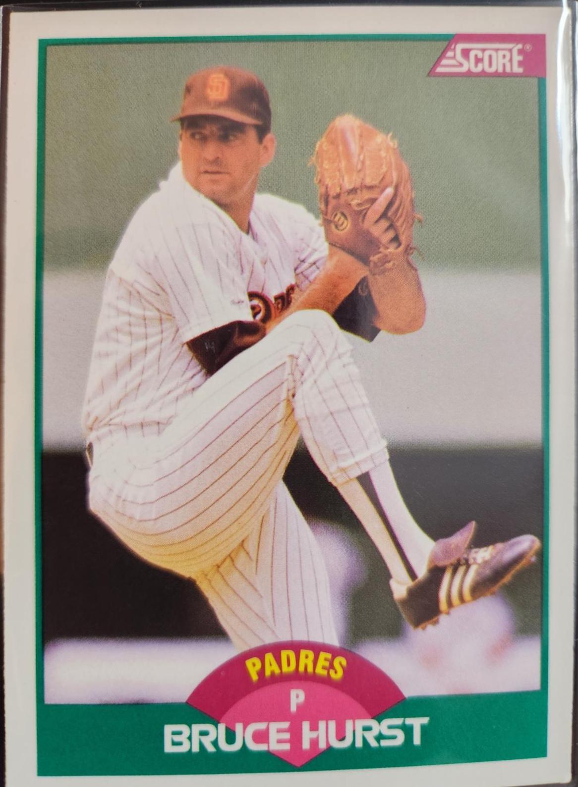 Bruce Hurst #19T Baseball Cards 1989 Score Traded