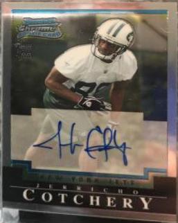 Jerricho Cotchery #240 2004 Bowman Chrome Football