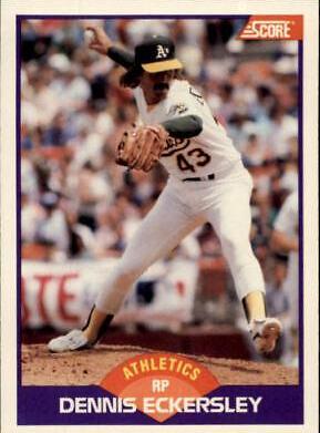 Dennis Eckersley #276 Baseball Cards 1989 Score