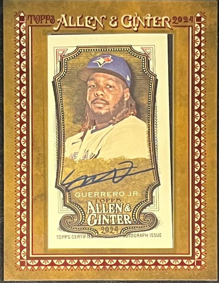 Vladimir Guerrero Jr. #MA-VG 2024 Topps Allen & Ginter Mini Baseball Autograph