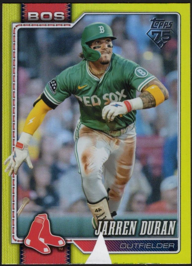 2026 Jarren Duran [Yellow Rainbow Foil] #560
