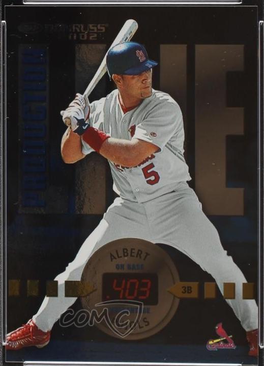 Albert Pujols #PL-18 2002 Donruss Baseball Production Line