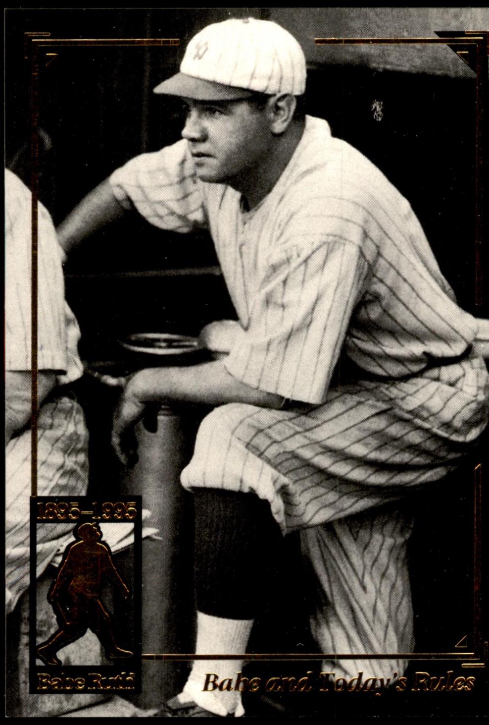 Babe and Today's Rules #19 Baseball Cards 1995 Megacards Babe Ruth