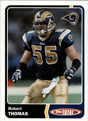 Robert Thomas #19 Football Cards 2003 Topps Total