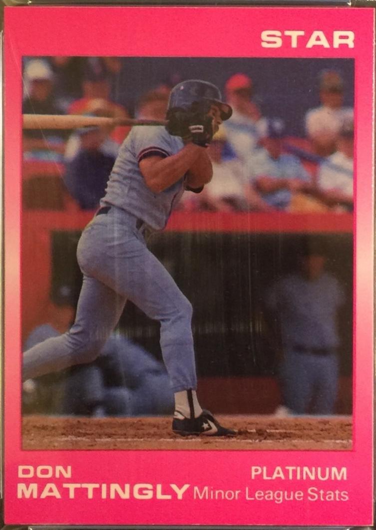 Don Mattingly #2 1988 Star Platinum Edition Baseball