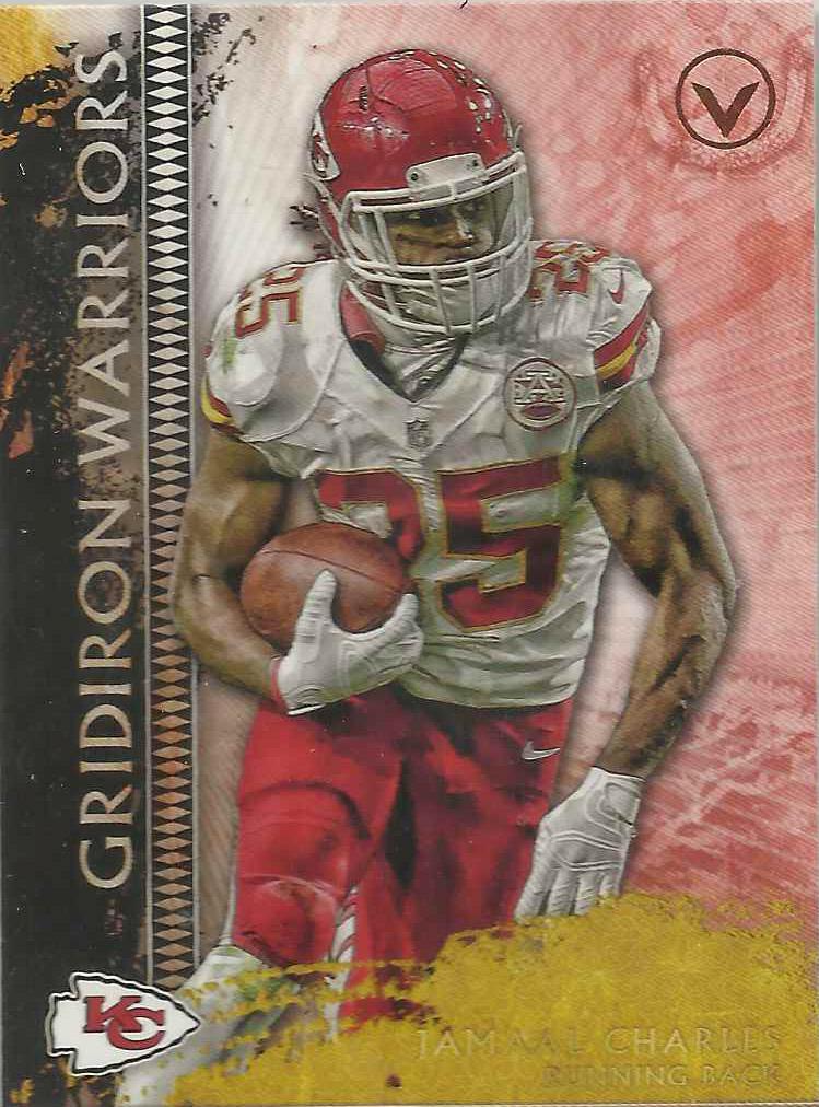 Jamaal Charles #GW-JC Football Cards 2015 Topps Valor Gridiron Warriors