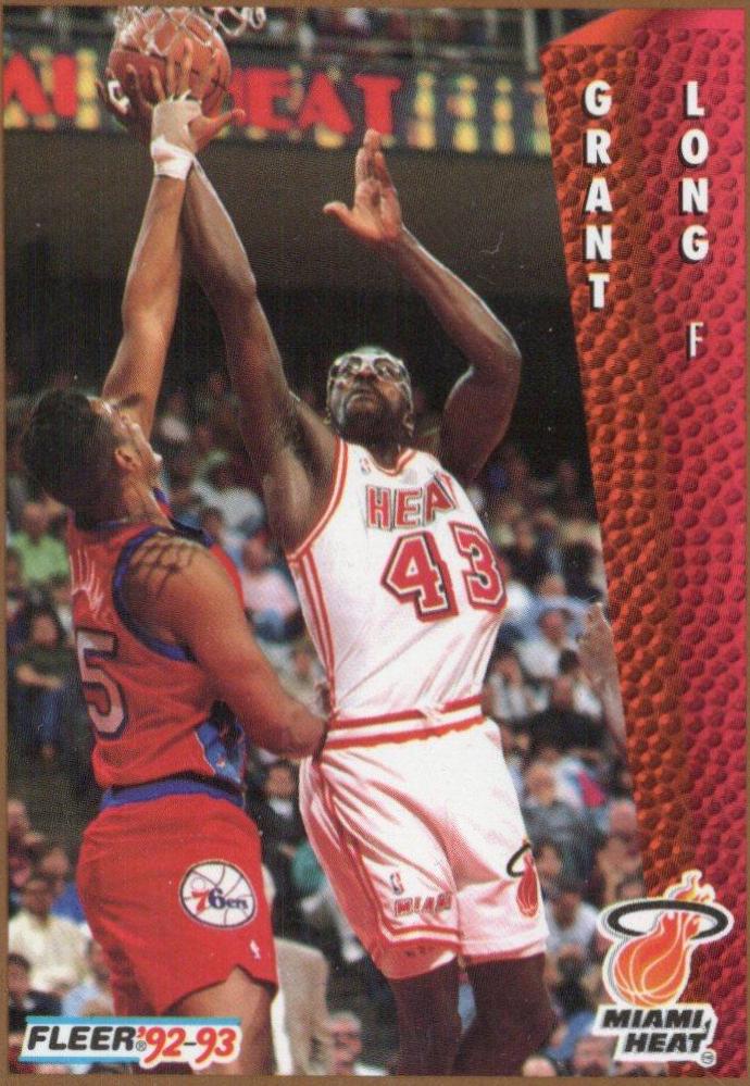 Grant Long #118 Basketball Cards 1992 Fleer