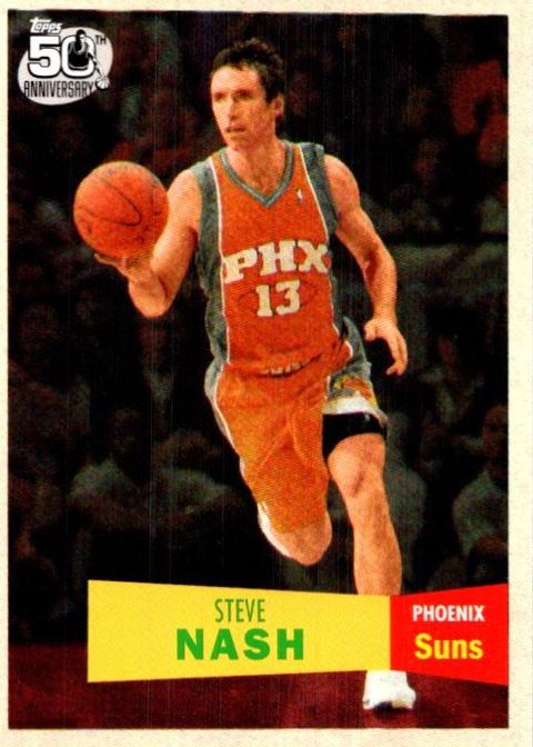 Steve Nash #13 2007 Topps 1957 58 Variation Basketball