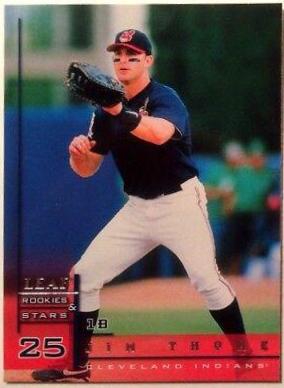 Jim Thome #7 Baseball Cards 1998 Leaf Rookies & Stars