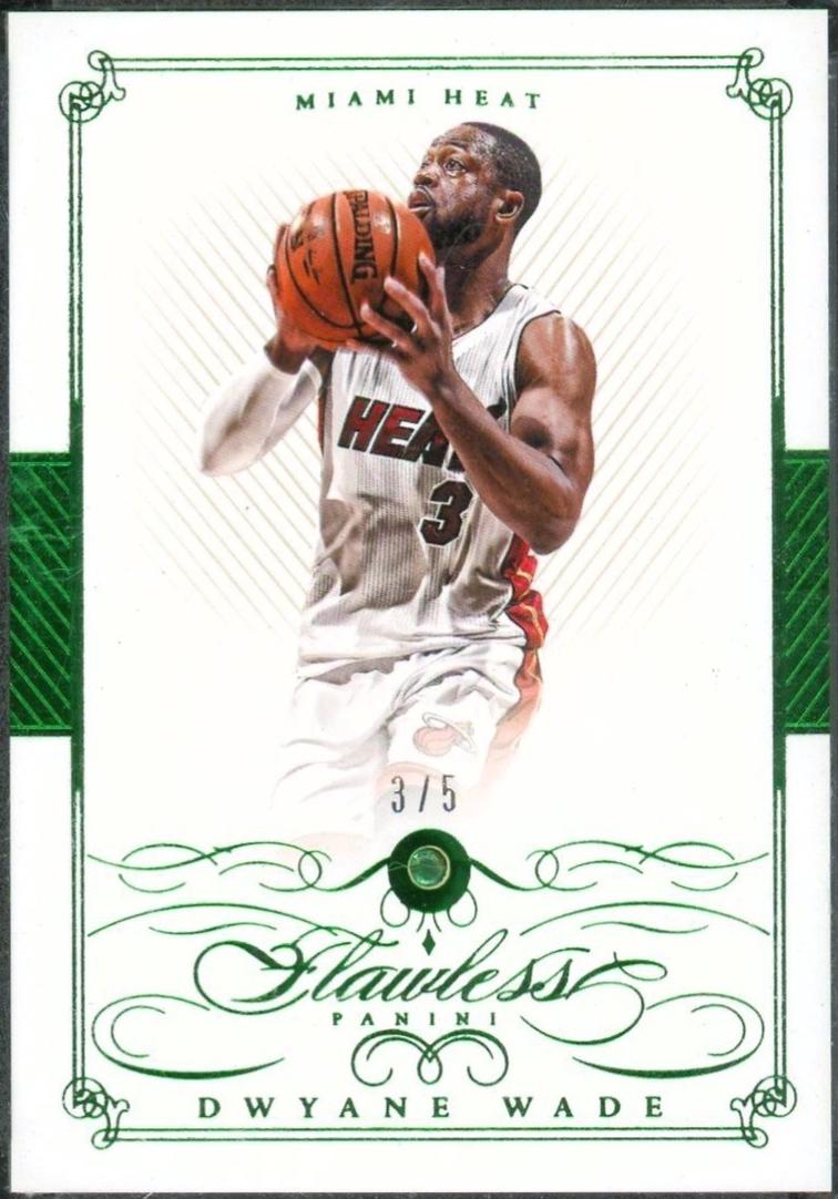 Dwyane Wade #44 2014-15 Panini Flawless Basketball