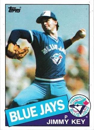 Jimmy Key #193 Baseball Cards 1985 Topps