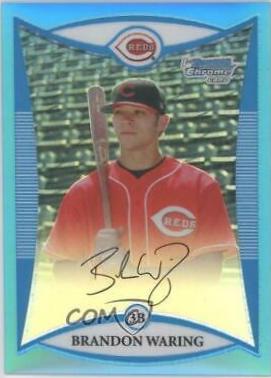 Brandon Waring #BCP110 Baseball Cards 2008 Bowman Chrome Prospects