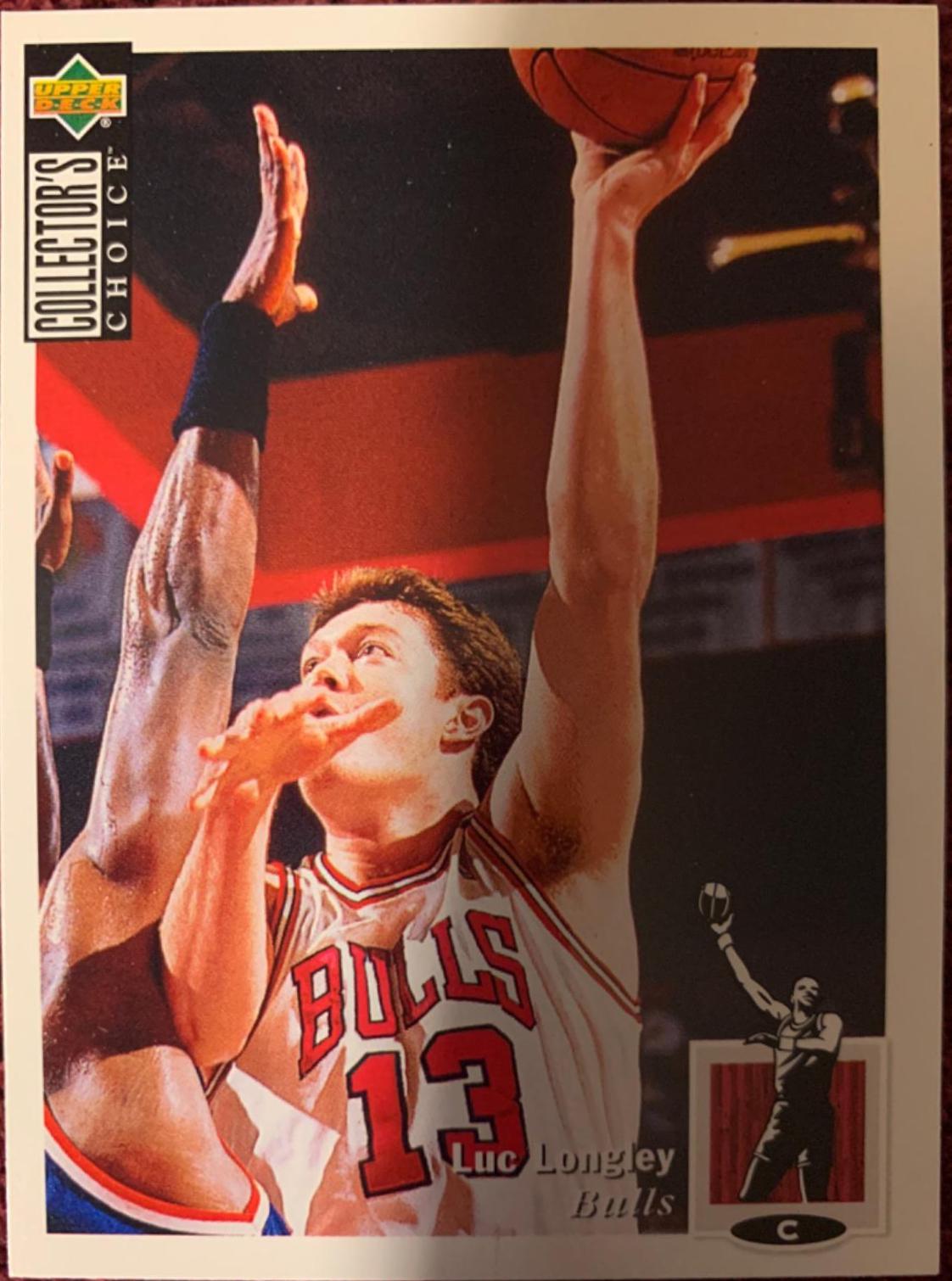 Luc Longley #213 Basketball Cards 1994 Collector's Choice