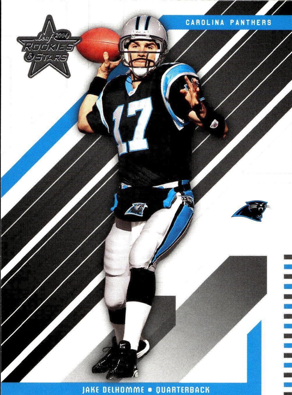 Jake Delhomme #14 Football Cards 2004 Leaf Rookies & Stars