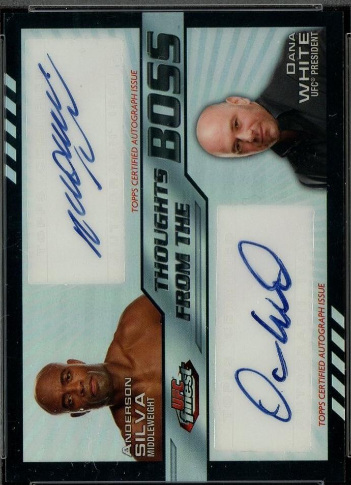 Anderson Silva #AAS Ufc Cards 2012 Finest UFC Autographs