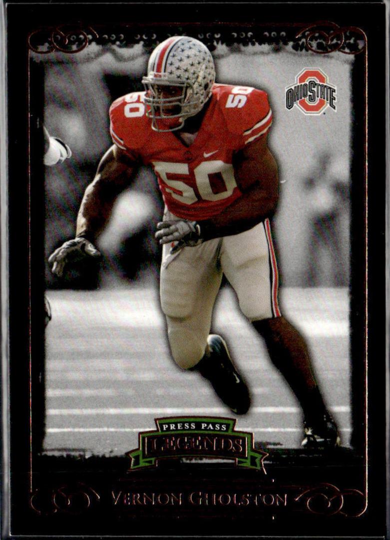 Vernon Gholston #30 2008 Press Pass Legends Football
