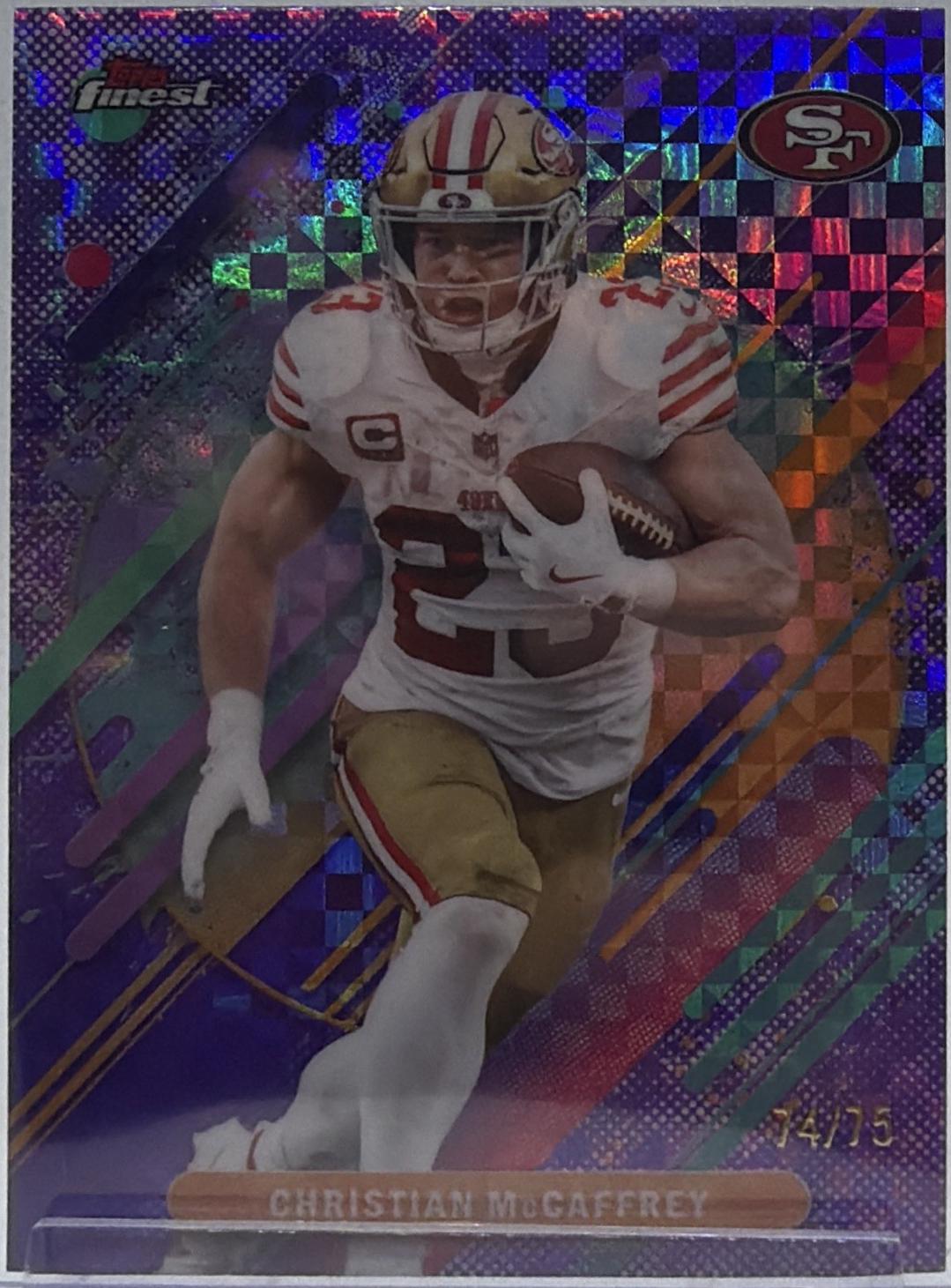 Christian McCaffrey [Purple X-Fractor] #257