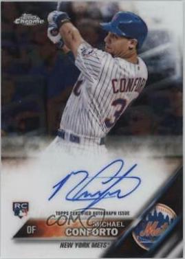 Michael Conforto #RA-MC 2016 Topps Chrome Baseball Rookie Autographs