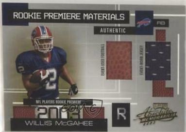 Willis McGahee #159 2003 Playoff Absolute Memorabilia Football
