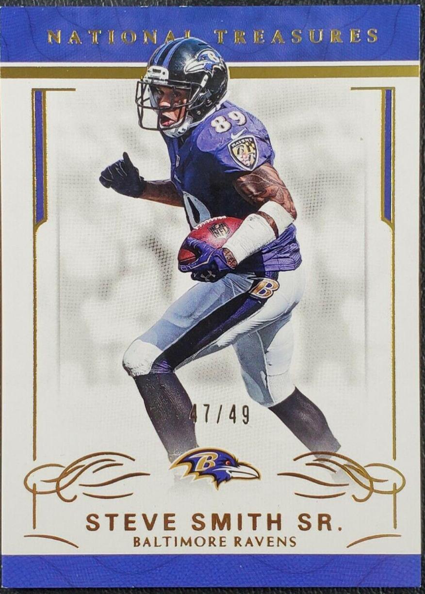 Steve Smith Sr. #9 Football Cards 2016 Panini National Treasures