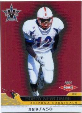 Bobby Newcombe #101 2001 Pacific Vanguard Football