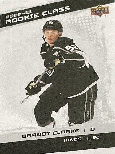 Brandt Clarke #RC-26 Hockey Cards 2022 Upper Deck Rookie Class