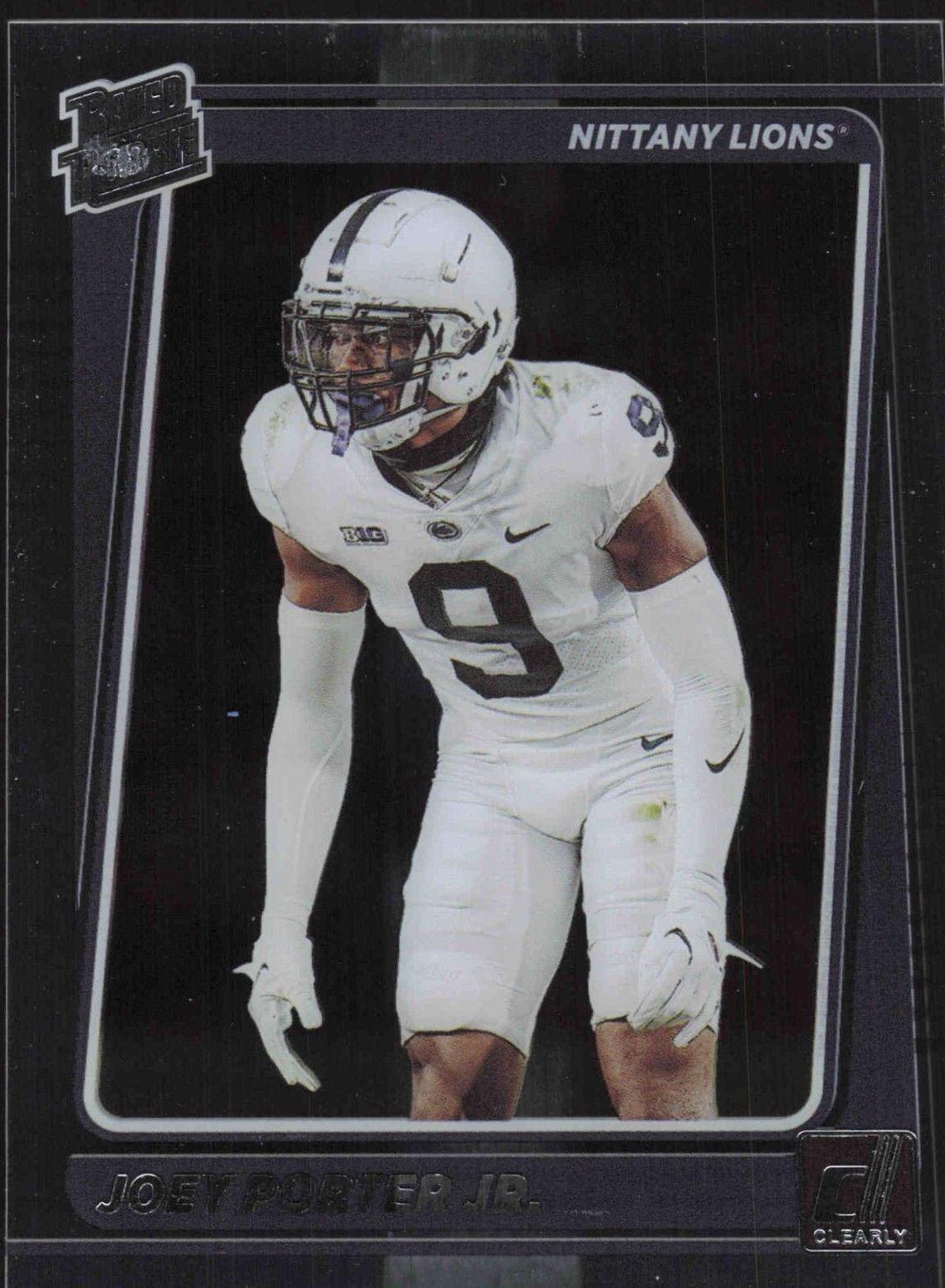 Joey Porter Jr. #33 Football Cards 2023 Panini Chronicles Draft Picks Clearly Donruss