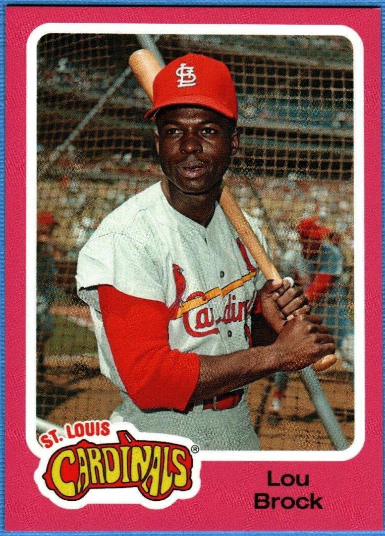 Lou Brock #38 Baseball Cards 2019 Topps Throwback Thursday