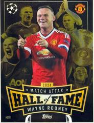 Wayne Rooney #HOF1 Soccer Cards 2024 Topps Match Attax UEFA Hall of Fame Prices