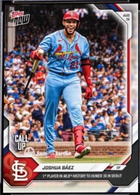 Joshua Baez #555 2026 Topps Now Baseball