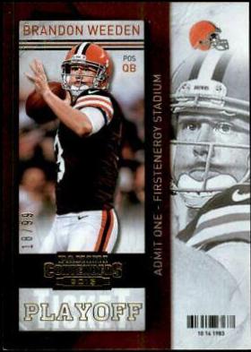 Brandon Weeden [Playoff Ticket] #18