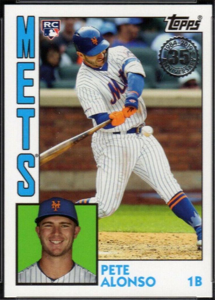 Pete Alonso #84-11 Baseball Cards 2019 Topps Update 1984 Baseball