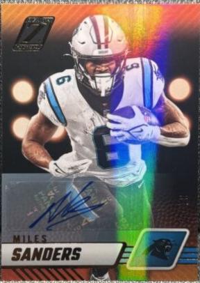 Miles Sanders #15 Football Cards 2023 Panini Zenith Autograph
