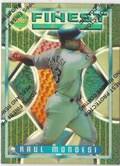 Raul Mondesi [Refractor] #1 Baseball Cards 1995 Finest Prices