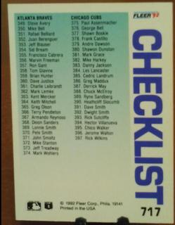 Checklist