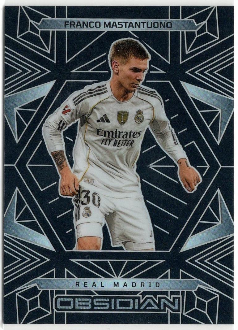 Franco Mastantuono #22 2025 Panini Obsidian Soccer