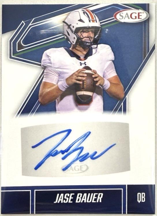 Jase Bauer #A-JB 2026 SAGE Football Autographs