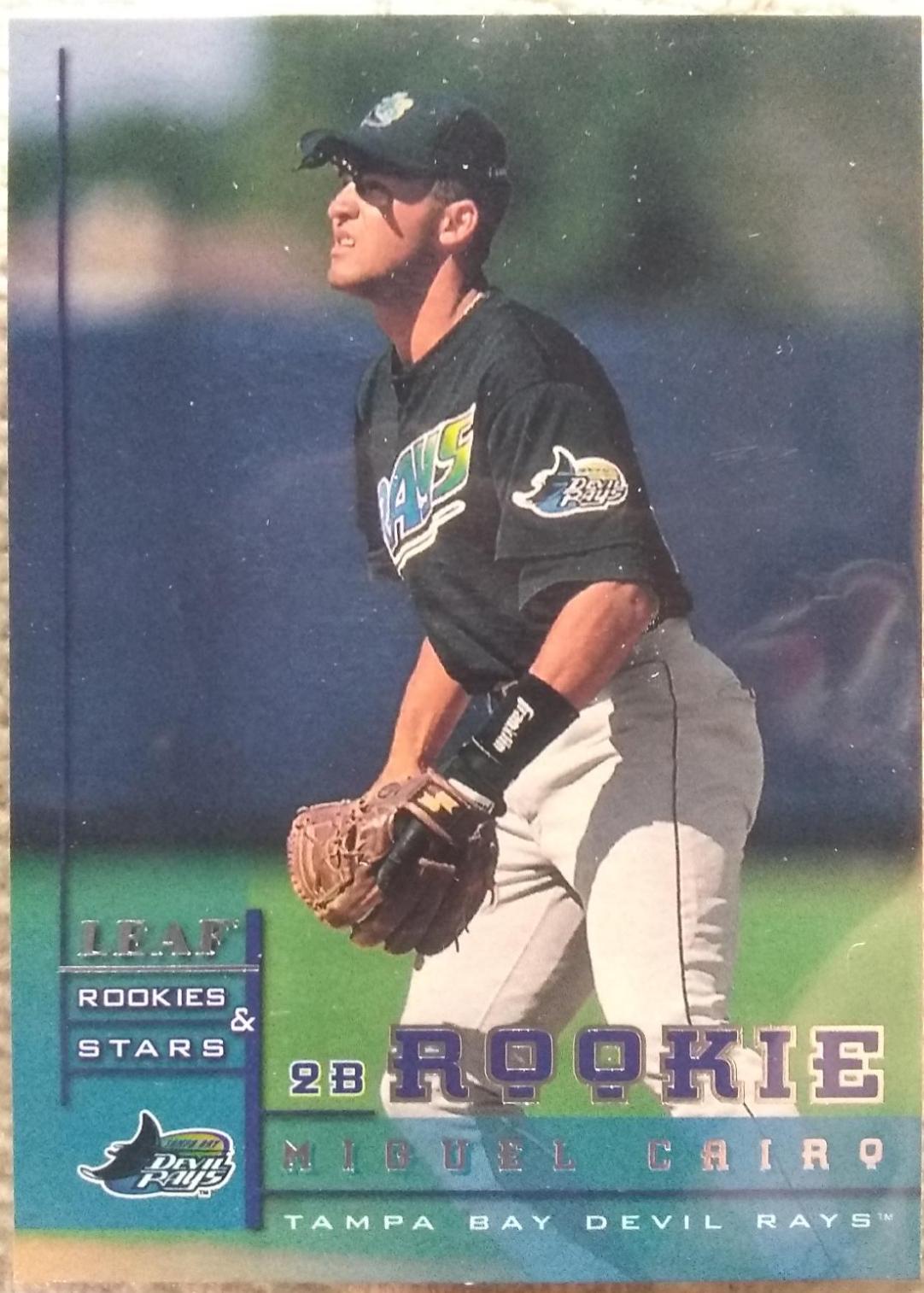 Miguel Cairo #257 Baseball Cards 1998 Leaf Rookies & Stars